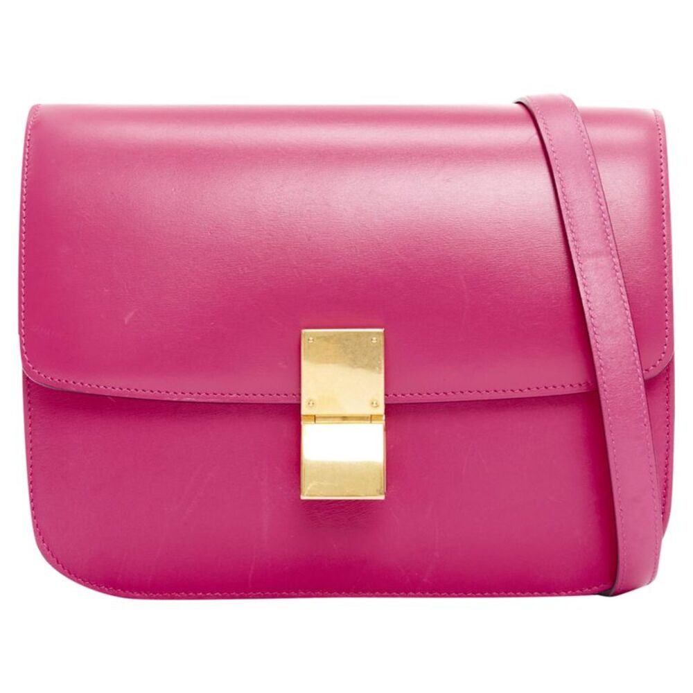 Celine Box Leather Crossbody Bag